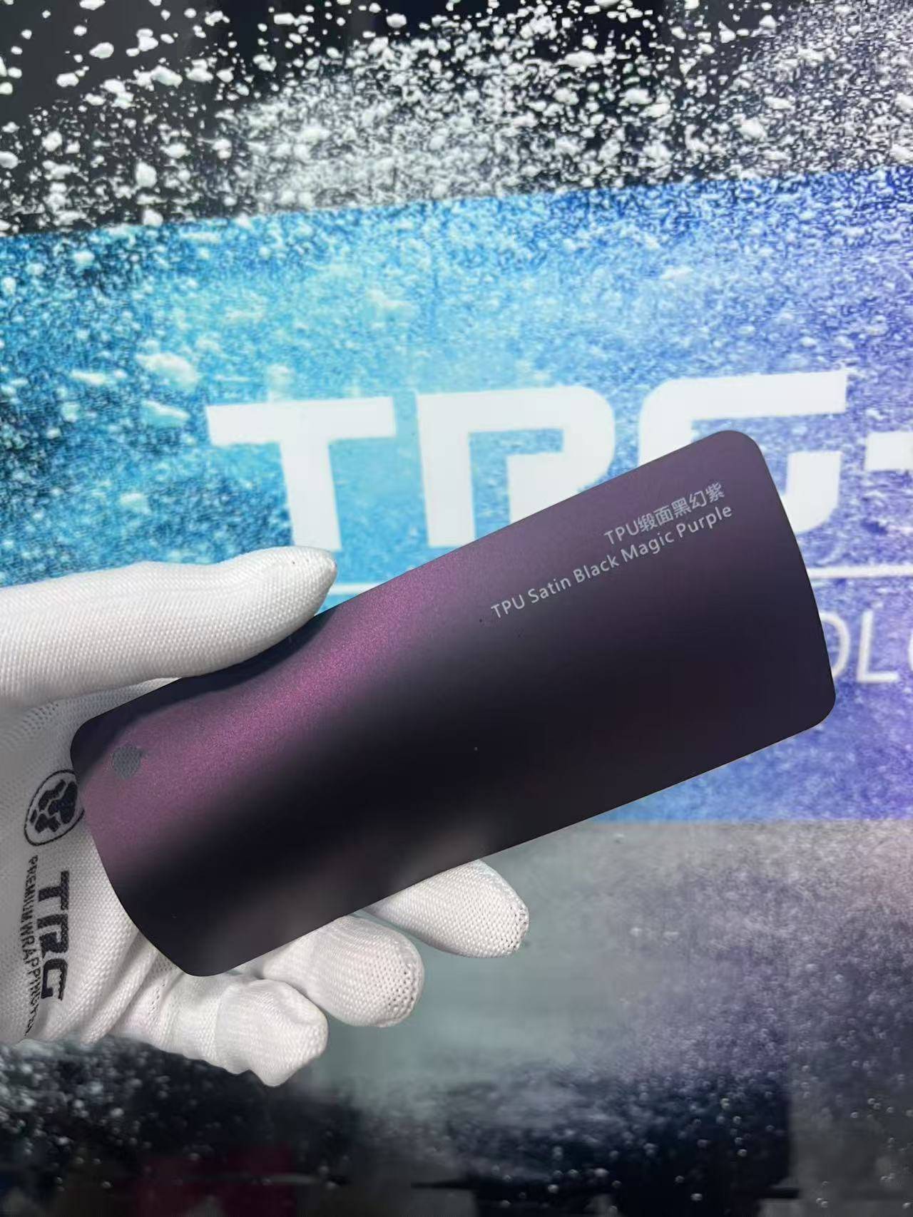 TPU satin black fantasy purple