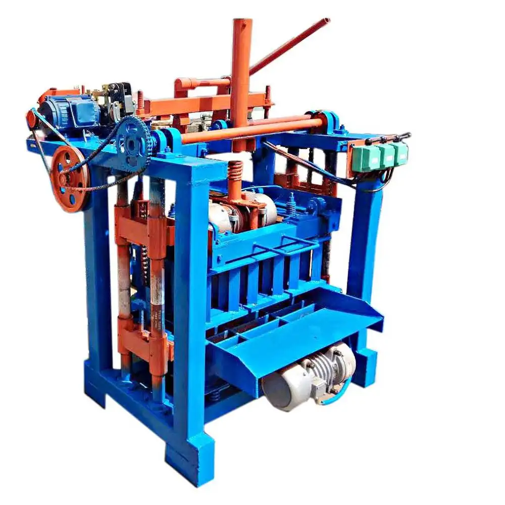 Precio de la máquina de ladrillos Máquina de ladrillos de ingeniería eléctrica de cemento sólido hueco de hormigón pequeño