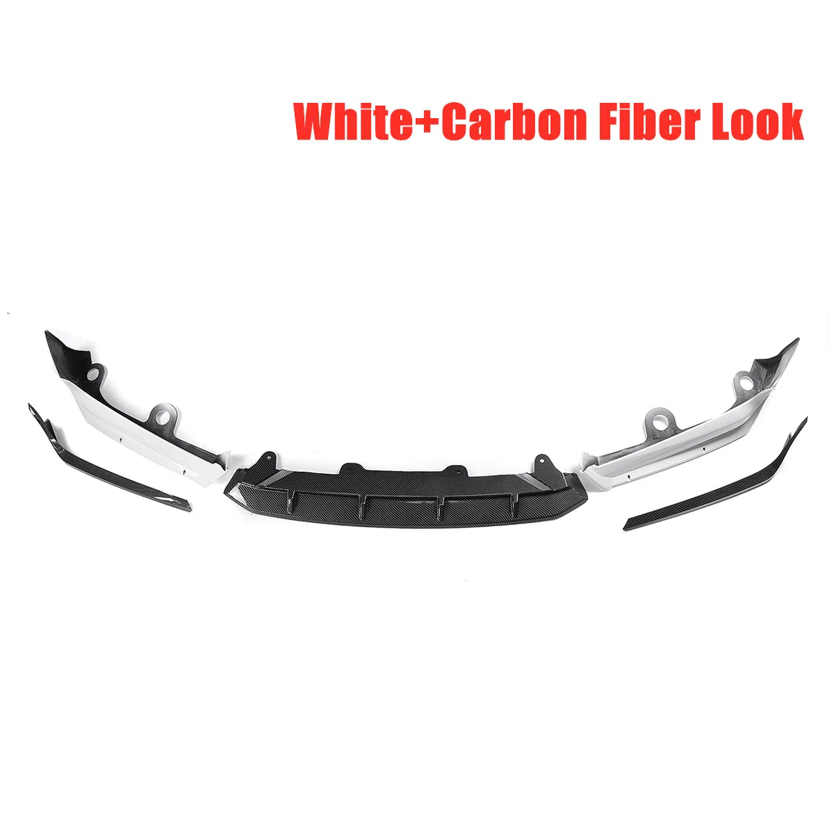 Fibra de carbono blanca L
