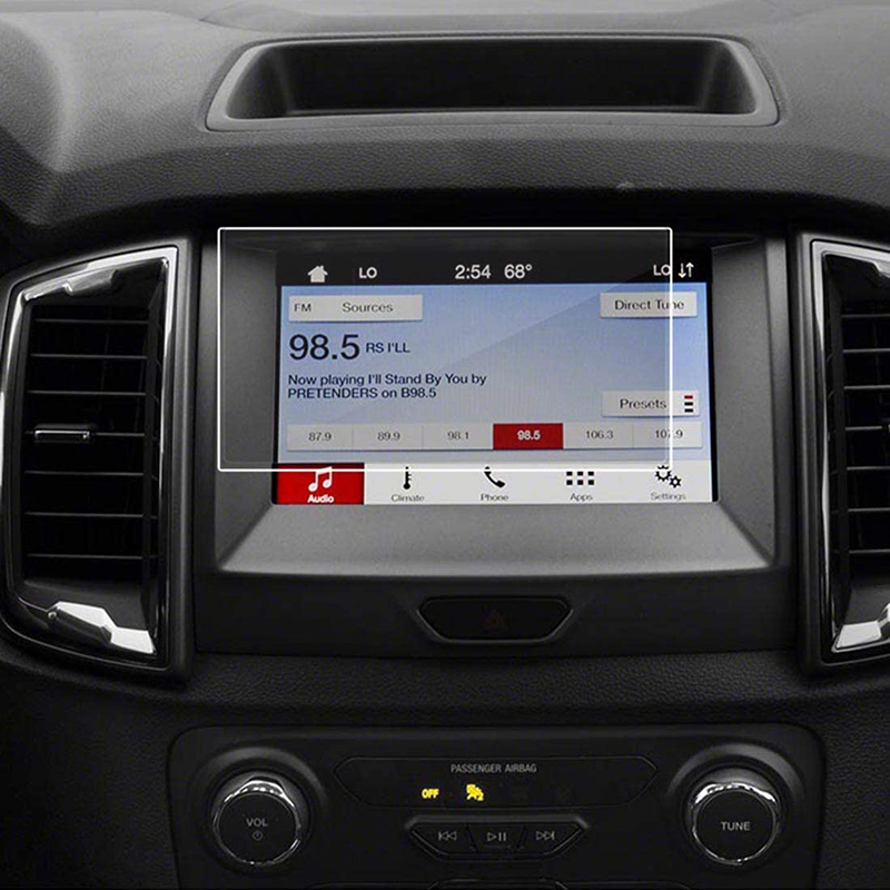 Transparent/pour la garde forestière de Ford navigation de 8 pouces