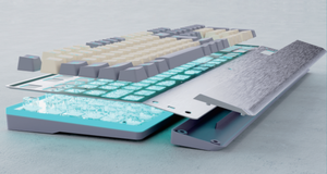 RGB LED Backlit Gaming Mini <strong>Keyboard</strong> USB &amp; BT Interface New <strong>Computer</strong> Laptop <strong>Combo</strong> for <strong>Desktop</strong> English Korean Russian in Box - Product Image 2