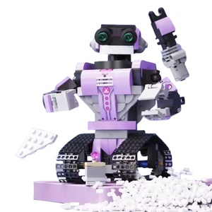 PG-13012 Kinder pädagogische Baustein Set technische elektrische APP Programmierung verfolgt Fahrzeug Ziegel Kunststoff Modell Spielzeug - Product Image 1