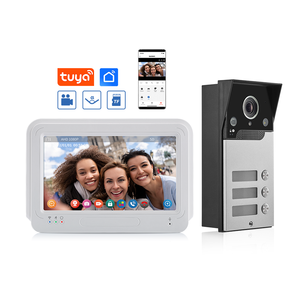 Suministro directo de fábrica, sistema de videoportero AHD con pantalla táctil IPS de 7 pulgadas para 3 apartamentos - Product Image 3