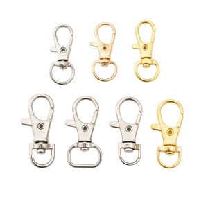 <strong>Key</strong> Chains Flat <strong>Key</strong> Rings Swivel Snap Hooks with KeyRings Metal Lanyard Keychain Hooks Lobster Clasps for <strong>Key</strong> Jewelry DIY Crafts - Product Image 1