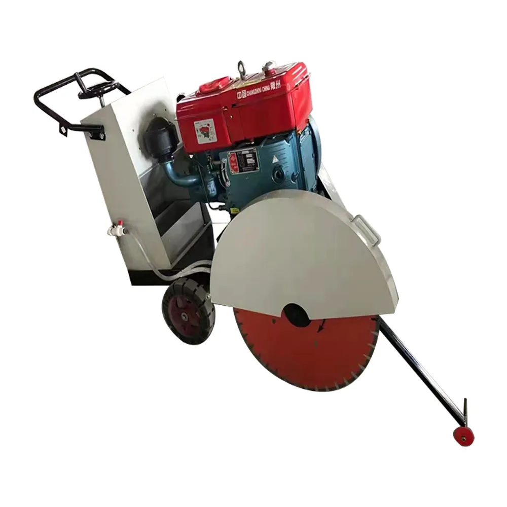 Diesel Concrete Cutter Concrete Saw Cutting Machine Asphalt Road Cutter -semi-automatic Driving