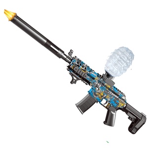 KK 2025 New 70CM AK47 Gel Bullet Electric Gel Ball Blaster With <strong>Flash</strong> Light,Chargeable Splatter Gun ToyWith Blow Back Simulation