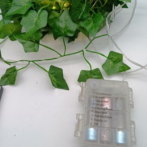 Indoor Outdoor Home Niederspannung LED Dekoration Hellgrün Ivy Vine Wasserdichte Batterie Box Lichterketten mit Fernbedienung - Product Image 2