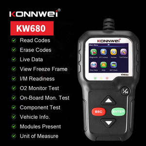 KW680汽车故障扫描仪诊断与AUTOPHIX NT204和OM126 12V DC橡胶检测器读码器解码器 - Product Image 2