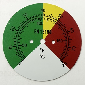 Termómetro de cocina bimetálico personalizable-Pantalla LCD con memoria MAX/MIN (pedidos al por mayor)