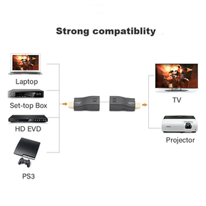 ตัวขยายวิดีโอ HDTV เป็น RJ45 4K 3D HDTV 1.4ต่อได้ถึง30เมตรต่อขยายได้ RJ45กว่า5E แมว/6เครือข่ายอะแดปเตอร์ LAN อีเธอร์เน็ต - Product Image 3