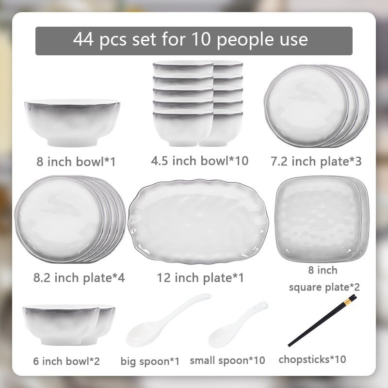 gray-44 pcs