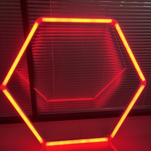 Großhandel Custom Safety Fernbedienung Sechseck Beleuchtung RGB LED Arbeits scheinwerfer 12V