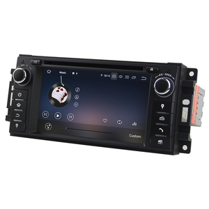 3G WiFi 6.2 "1 Din Android 9.0 dört çekirdekli 2G + 16G araç DVD oynatıcı oynatıcı pusula kalibre Sebring 300C Grand Cherokee Wrangler yolculuk - Product Image 5