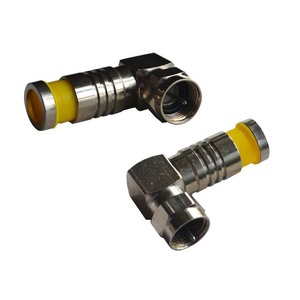 RG6 RG59 F连接器RG11 90度压缩F连接器 - Product Image 3