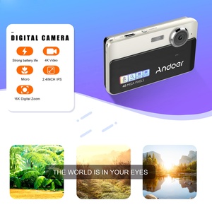 Fotocamera digitale Autofocus Vlogging Camera HD 4MP con videocamera a grande schermo da 2.4 "per la fotografia per bambini adulti - Product Image 4