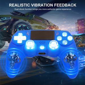 P4 Gamepad Six-axis Vibration Somatosensory Joystick PC <strong>Computer</strong> Wireless BT High-quality RGB Light <strong>Controller</strong> <strong>for</strong> PS4 PS3 - Product Image 3