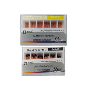 Hàng tiêu dùng nha khoa thấm giấy điểm nha khoa endo gapadent Meta biomed gutta percha điểm 04 02 06 côn - Product Image 1