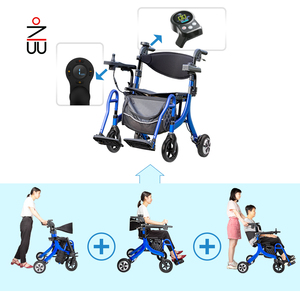 Power Rollator Walker para ancianos Carrito de compras Trolley Silla de ruedas eléctrica para discapacitados Peso ligero eléctrico - Product Image 5