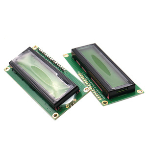LCD1602 16x2 I2C ekran modülü mavi yeşil ekran Arduino için 5V pcf8arduino IIC adaptörü Llate