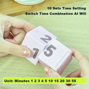 Flip Induktion Magic Cube Schwerkraft sensor Timer kleiner Countdown Küchen timer für Kinder studieren Zeit management