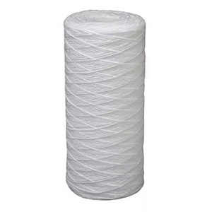 Cartucho de filtro de agua enrollado de hilo de alambre de sedimento de polipropileno PP Cartucho de filtro de agua de 10 pulgadas - Product Image 1