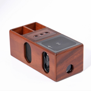 ลำโพงชุดของขวัญที่ชาร์จอุปกรณ์หลากหลายเสียง Hi-Fi DSP ทำจากไม้วอลนัททำด้วยมือ - Product Image 1