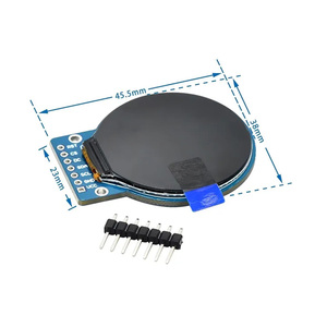 TFTディスプレイ1.28インチTFTLCDディスプレイモジュールラウンドRGB240 * 240GC9A01ドライバー4線式SPIインターフェース240x240PCB Arduino用