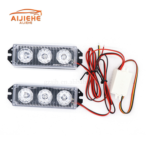 ไฟเตือน LED 2ดวงสำหรับติดรถยนต์ไฟ LED สีแดงสีฟ้า12-24V ไฟสัญญาณความปลอดภัยบาร์สำหรับยานพาหนะไฟ LED ด้านหลัง - Product Image 4