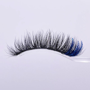 Dramatic Colored <strong>Lashes</strong> Deep Curl Faux Mink <strong>Lashes</strong> Party Sequins Wholesale Colored <strong>Lashes</strong> - Product Image 1