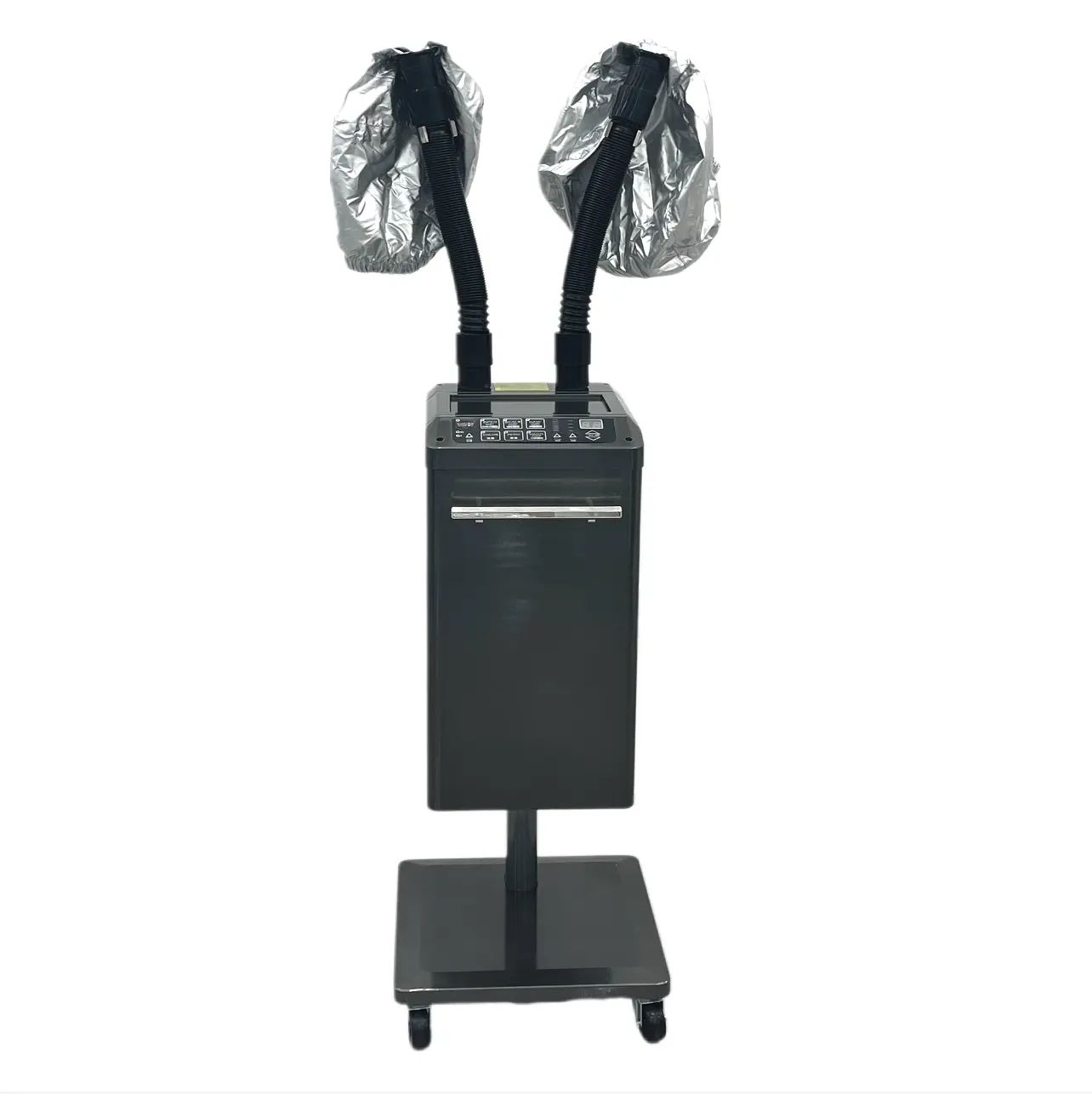 Professional Hooded Steam Cap Hydration Heated O3 Micro Mist Standing Hair Steamer for Deep Conditioning Home Use