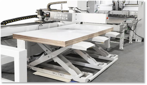 Macchina di nidificazione cnc con macchina di etichettatura automatica di carico scarico tavolo completamente automatico per la produzione di mobili MDF - Product Image 6