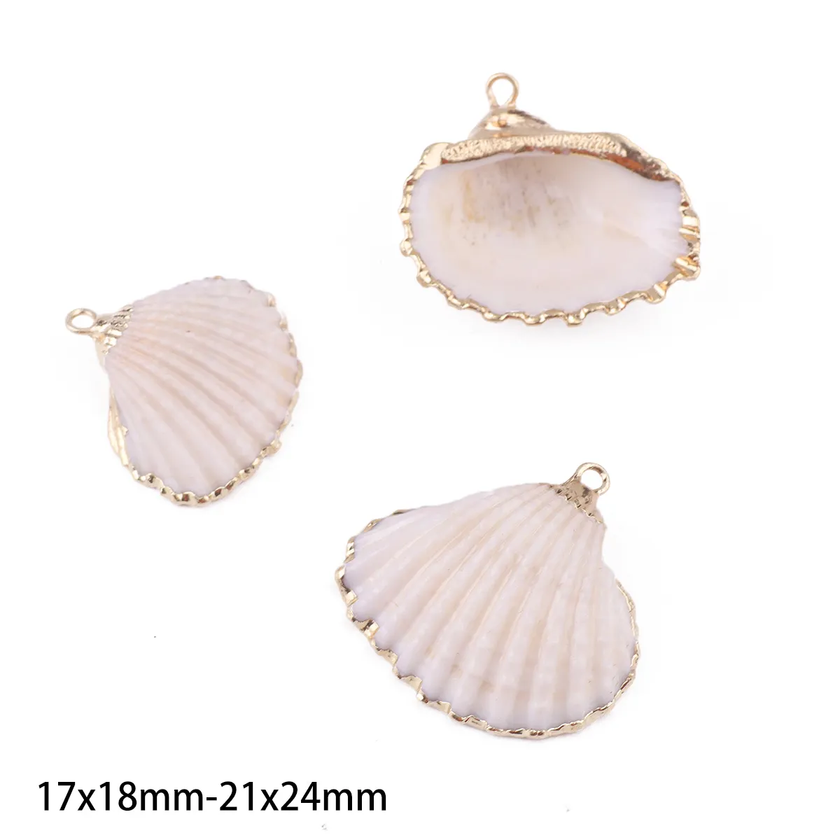 Commercio all'ingrosso 15 stili di conchiglie di mare naturali Charms Tiny Conch Cowrie Shell Beads per gioielli di moda che fanno collane bracciali