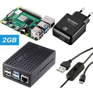 Компоненты TRU чистый набор Raspberry Pi®4 B 1GB 4x1,5 GHz вкл. Электропитание, в т. Ч. Корпус (940910765358)