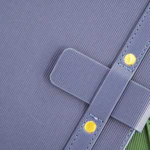 Customizable Simple Style Business <strong>Notebook</strong> <strong>with</strong> PU <strong>Stripe</strong> Cover Thermal <strong>Binding</strong> for Office Work Meetings and Notepads - Product Image 6
