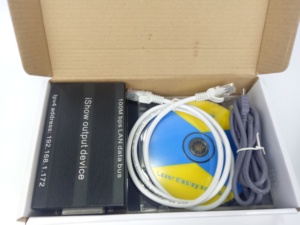 הפופולרי ביותר iShow לייזר להראות תוכנת שימוש RJ45 להתחבר מחשב עבור שלב הצג