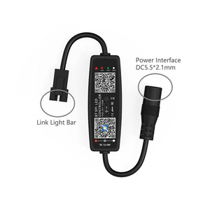 ไฟ LED สีฟ้าอัจฉริยะไฟ LED เปลี่ยนสีได้อย่างมหัศจรรย์ไฟสัญญาณแบบ Spi/ttl DC 12-24โวลต์2048พิกเซลตัวควบคุม IC RGB ขนาดเล็กสำหรับ WS2811 16703แถบไฟ - Product Image 6
