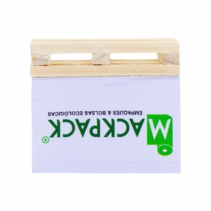 Bloc de notas de escritorio de hojas sueltas con impresión personalizada de 4 lados - Product Image 3