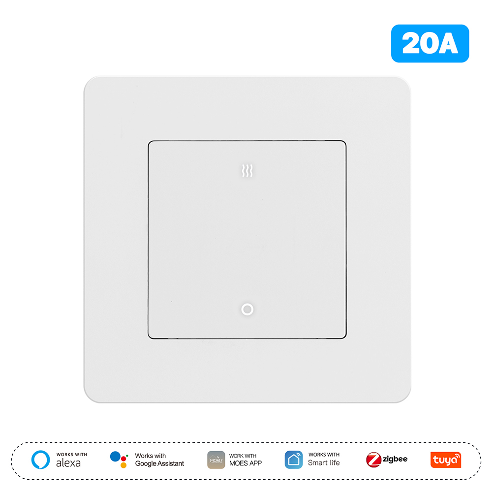 Interrupteur de chauffe-eau 20A-blanc