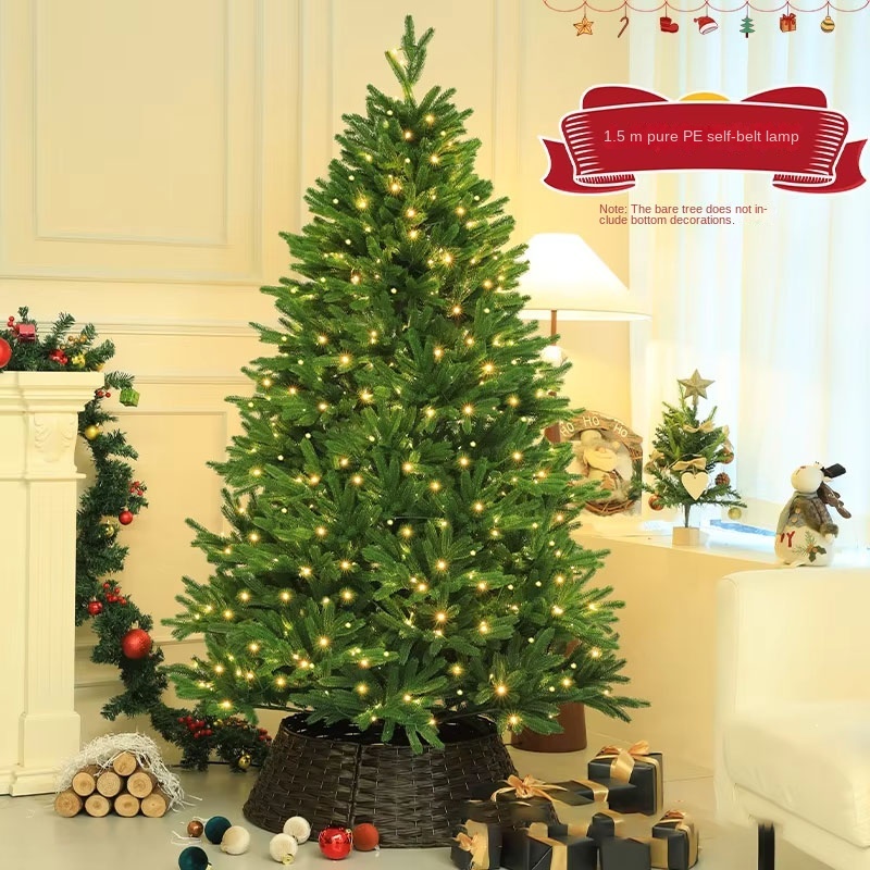 Albero automatico di lusso leggero in puro PE da 1,5 metri