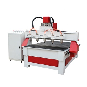 Multi-Head Automatic <strong>CNC</strong> <strong>Router</strong> for Furniture 3D Statue Making NC Studio Mach3 <strong>Control</strong> System New Used Gear for Home Use PVC