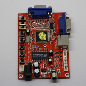 Sıcak satış yüksek çözünürlüklü kırmızı VGA CGA CVBS Arcade oyun Video dönüştürücü kurulu CRT LCD PDP monitöre - Product Image 5