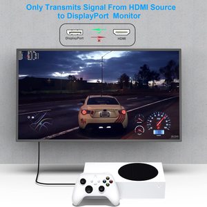 BENFEI <strong>HDMI</strong> to <strong>DisplayPort</strong> Cable, 1.8 Meter <strong>HDMI</strong> Source to <strong>DisplayPort</strong> Monitor Compatible with PC Graphics Card Laptop PS5 - Product Image 4