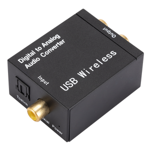 Convertidor de Audio Digital a analógico compatible con Bluetooth, señal Coaxial Toslink de fibra óptica a amplificador decodificador de Audio RCA R/L - Product Image 5