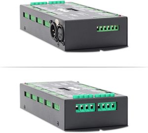 Decodificador DMX de 36 canales, controlador de atenuación 2A/CH, RGB, RGBW, controlador de tira de LED, 1/2 canales, 1/2