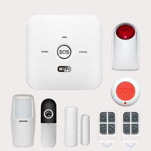 带中央监控功能的图雅WIFI报警系统内置锂电池 - Product Image 1