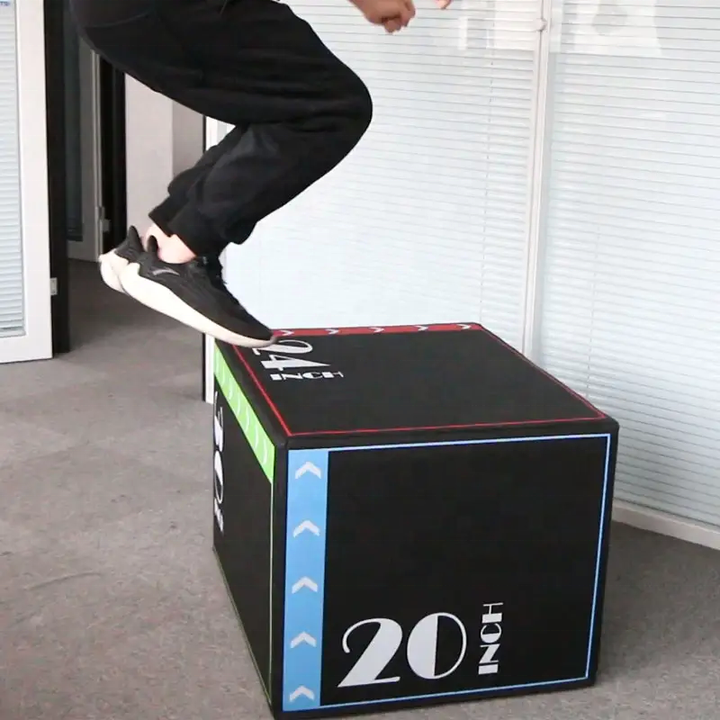 Hot Sale Fitness Equipment Training Jump Box Soft PVC+EPE Plyometric Jump Boxe for Gym Use