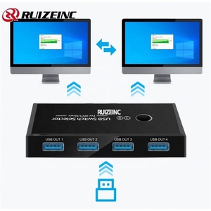 USB3.0マルチインターフェイス2.02入力4出力スプリッタープリンターシェアラー2コンピューター共有スイッチャー - Product Image 5