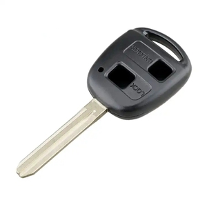 ปลอกหุ้มรีโมทกุญแจรถยนต์แบบมี2ปุ่ม TOY43ใบพัดสำหรับ Toyota Corolla RAV4 Land Cruiser Prius Yaris เคสกุญแจรถ - Product Image 4