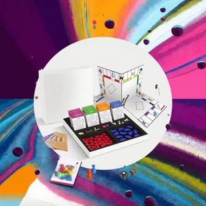 Tùy Chỉnh Train Cướp Hồi Giáo Bộ Nhớ Lật Độc Quyền Mini Santorini Tombola Tak Pacman Bảng Pháp Tây Ban Nha Tiếng Anh Hội Đồng Quản Trị Trò Chơi - Product Image 2