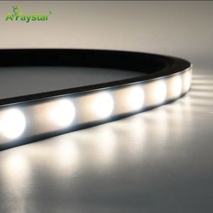 IP65 Waterproof 25*27mm Flex <strong>LED</strong> Multiple Emission Angles Wall Washer Strip Light DC 24V <strong>24</strong> <strong>LEDs</strong>/m Silicon Neon with Lens